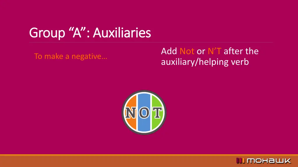group a auxiliaries group a auxiliaries