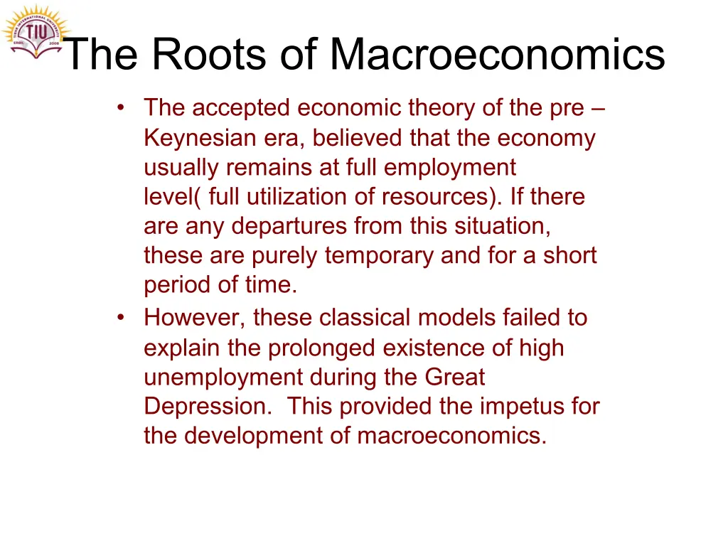 the roots of macroeconomics 1