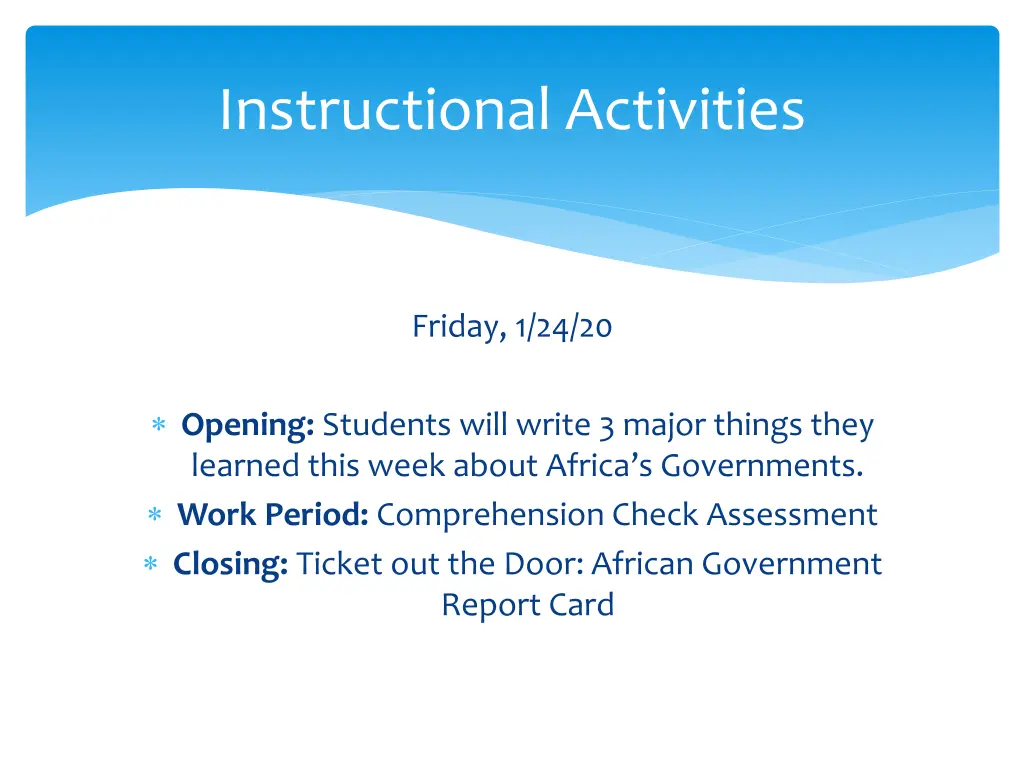 instructional activities 3