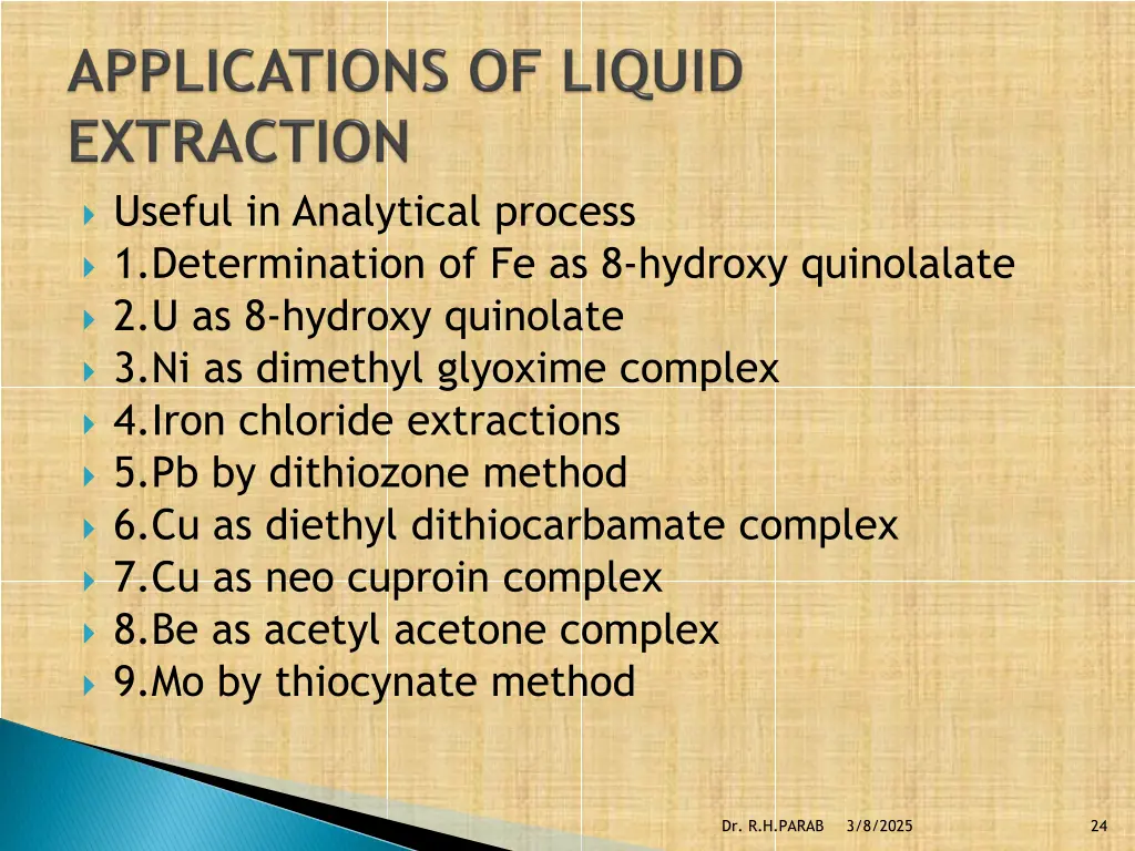 useful in analytical process 1 determination