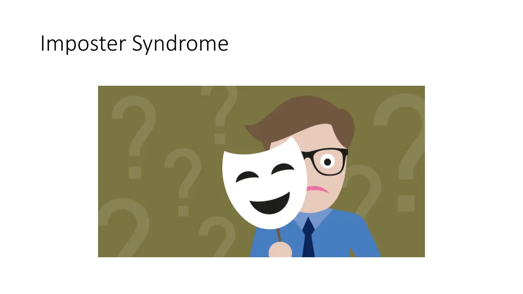 imposter syndrome