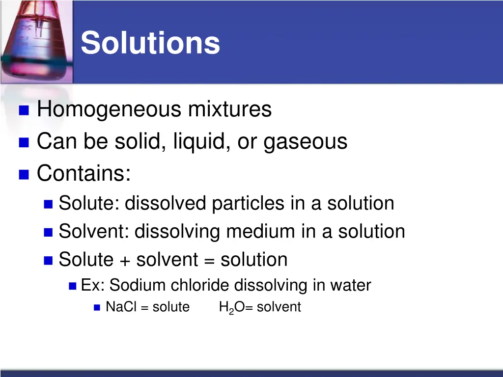 solutions