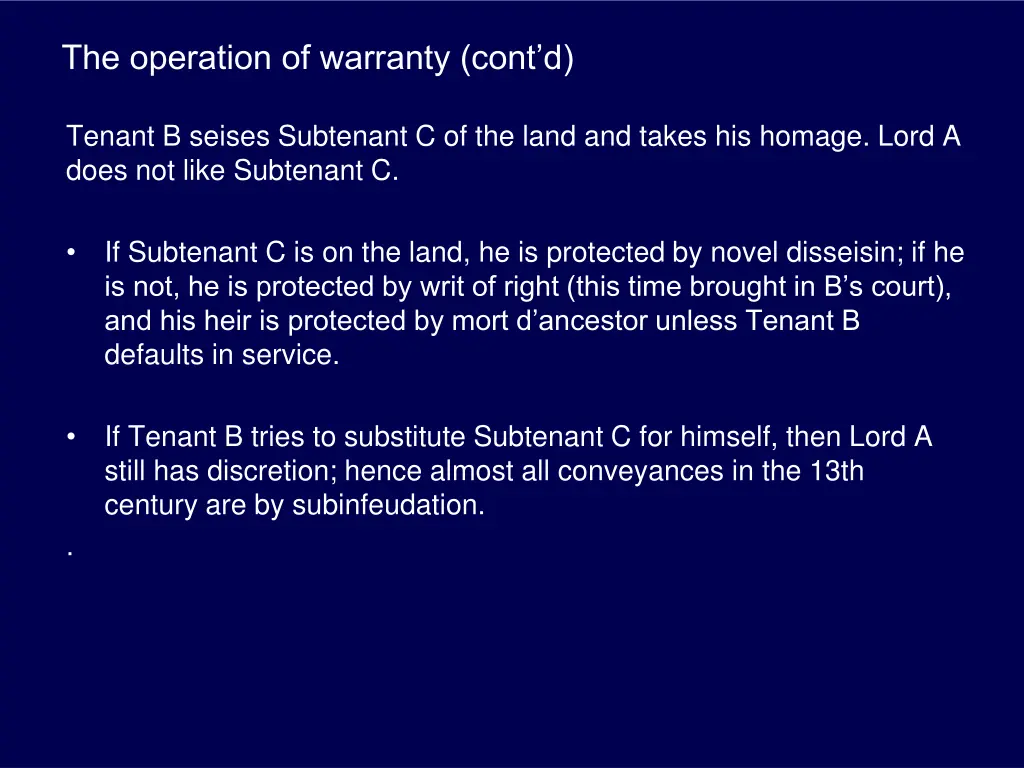 the operation of warranty cont d 2