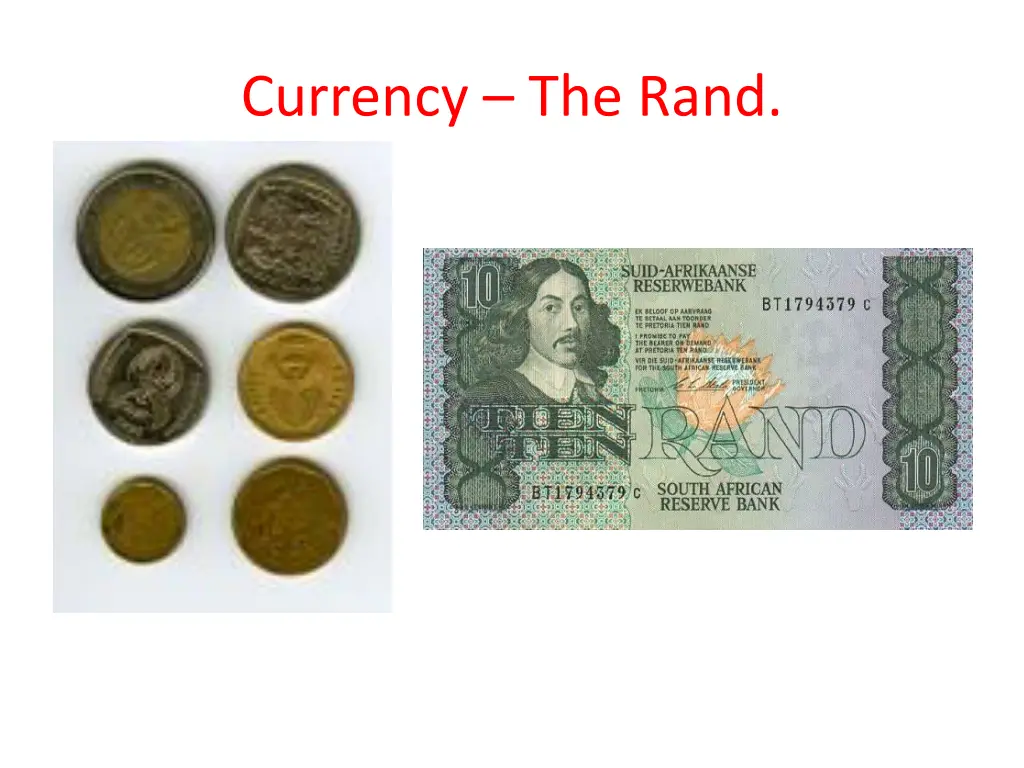currency the rand