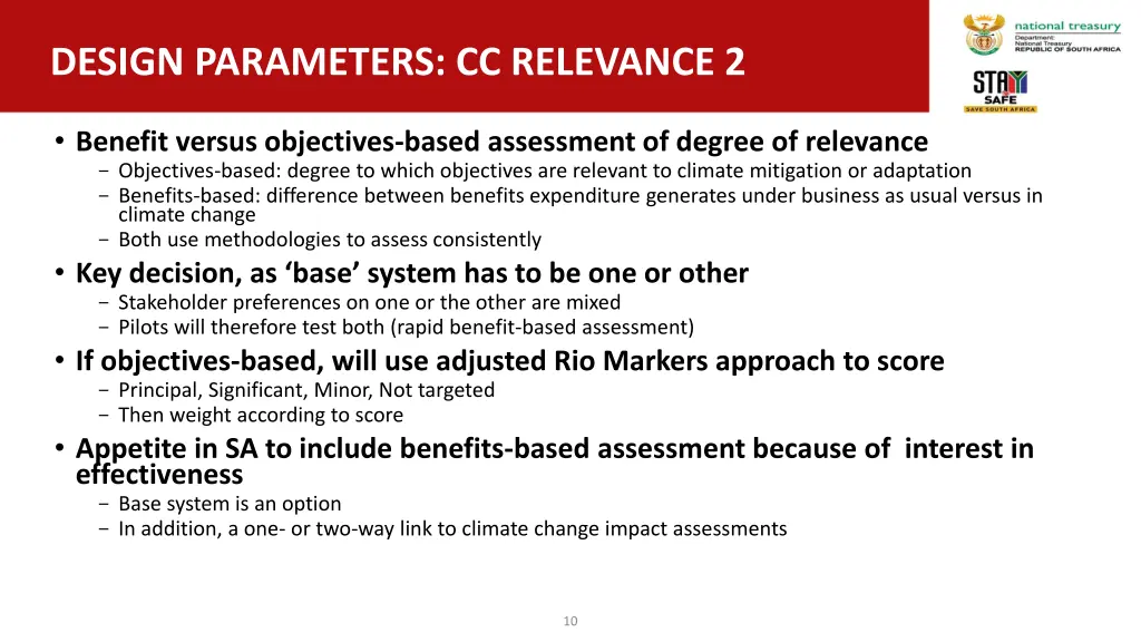 design parameters cc relevance 2