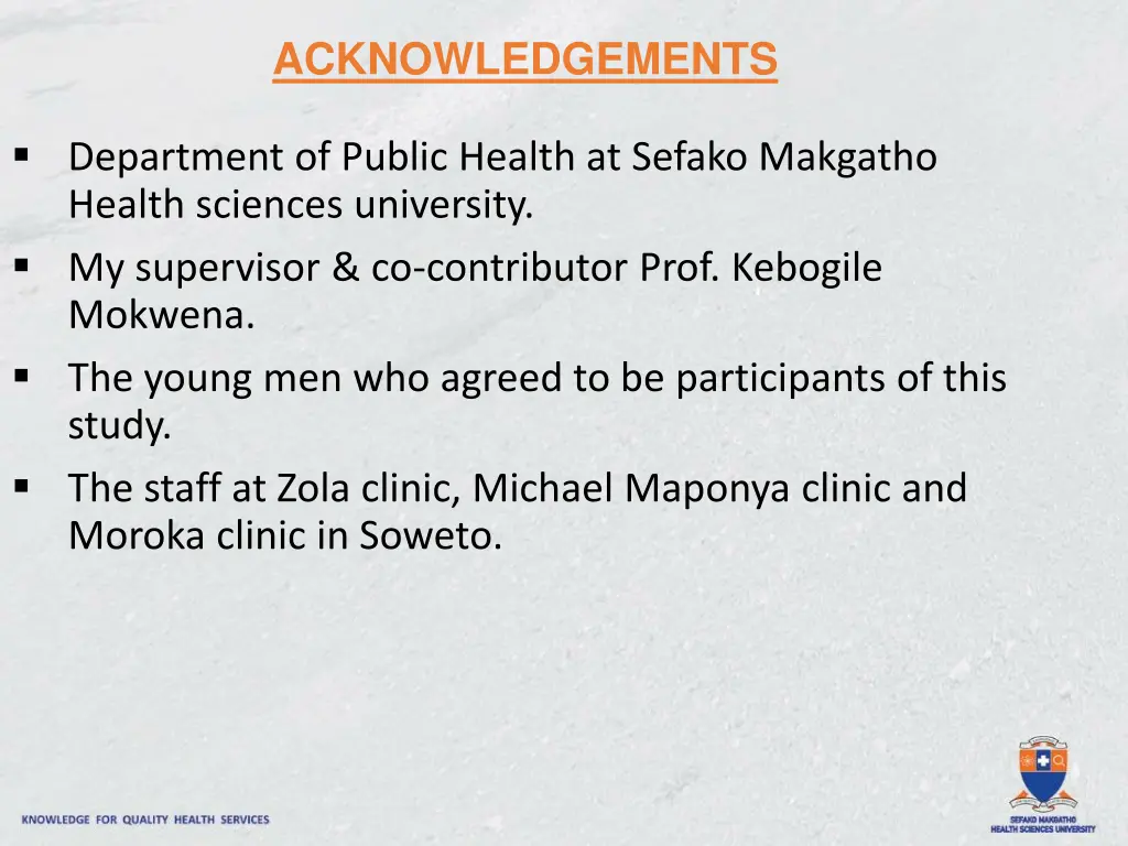 acknowledgements