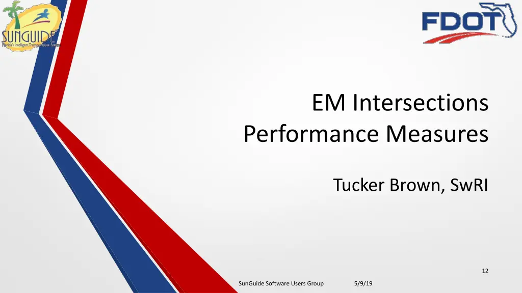 em intersections performance measures