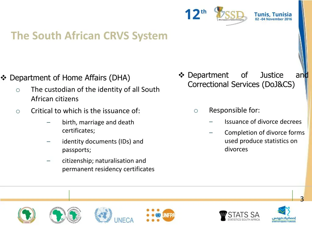 the south african crvs system