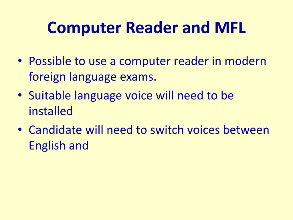 computer reader and mfl
