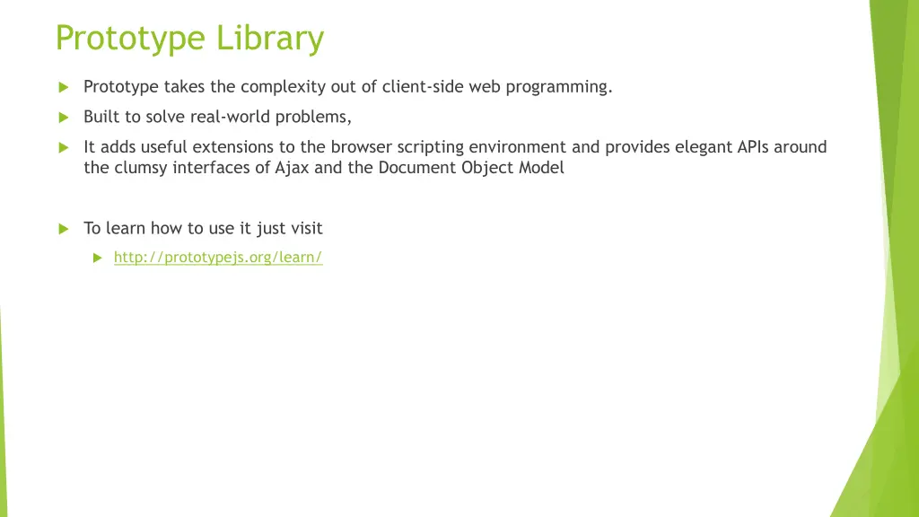 prototype library