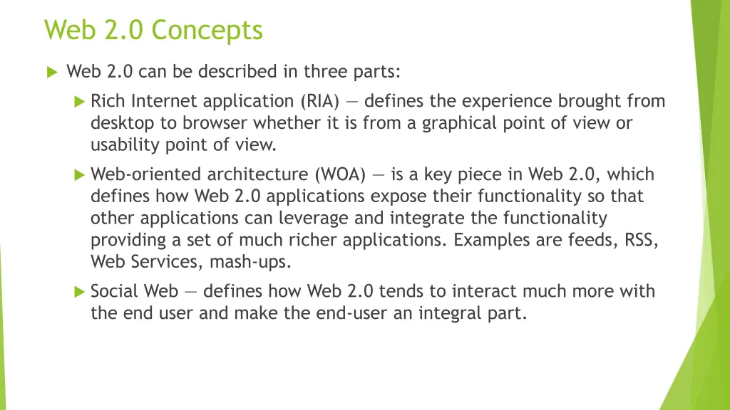 web 2 0 concepts