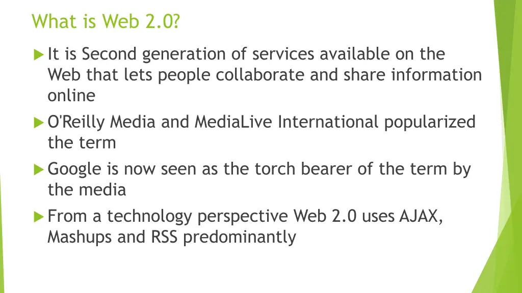 what is web 2 0