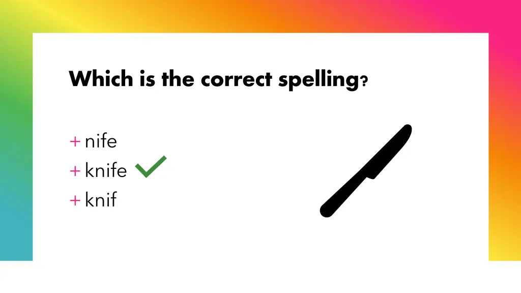 which is the correct spelling 7