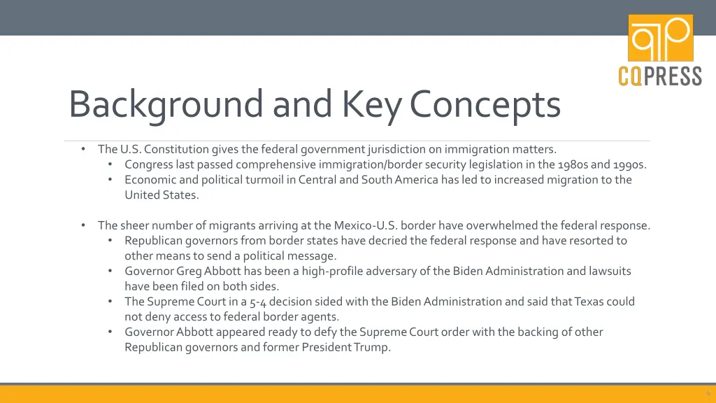 background and key concepts
