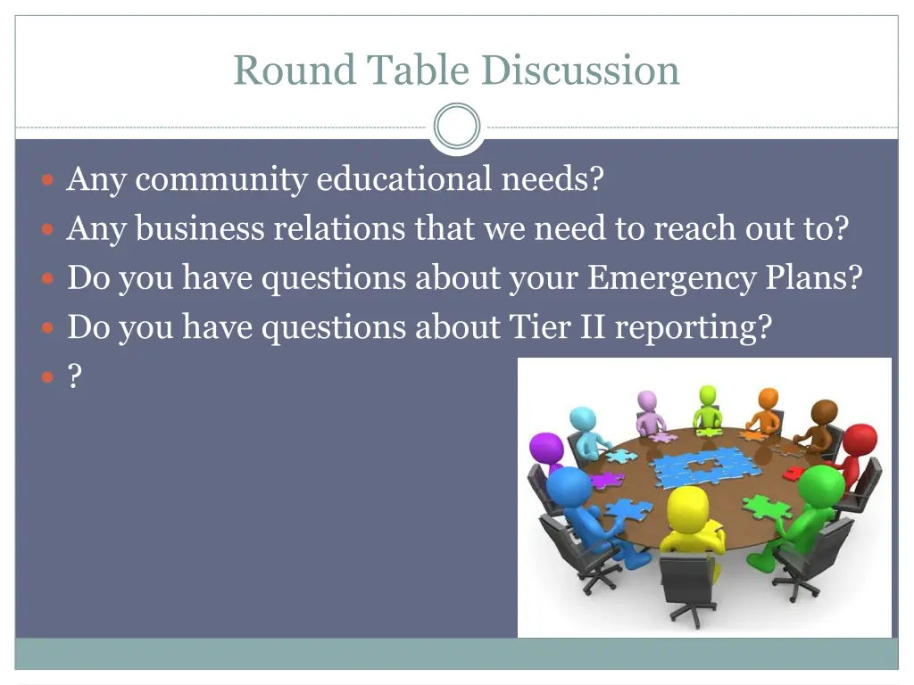 round table discussion