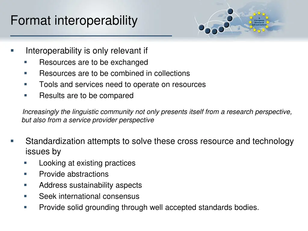 format interoperability