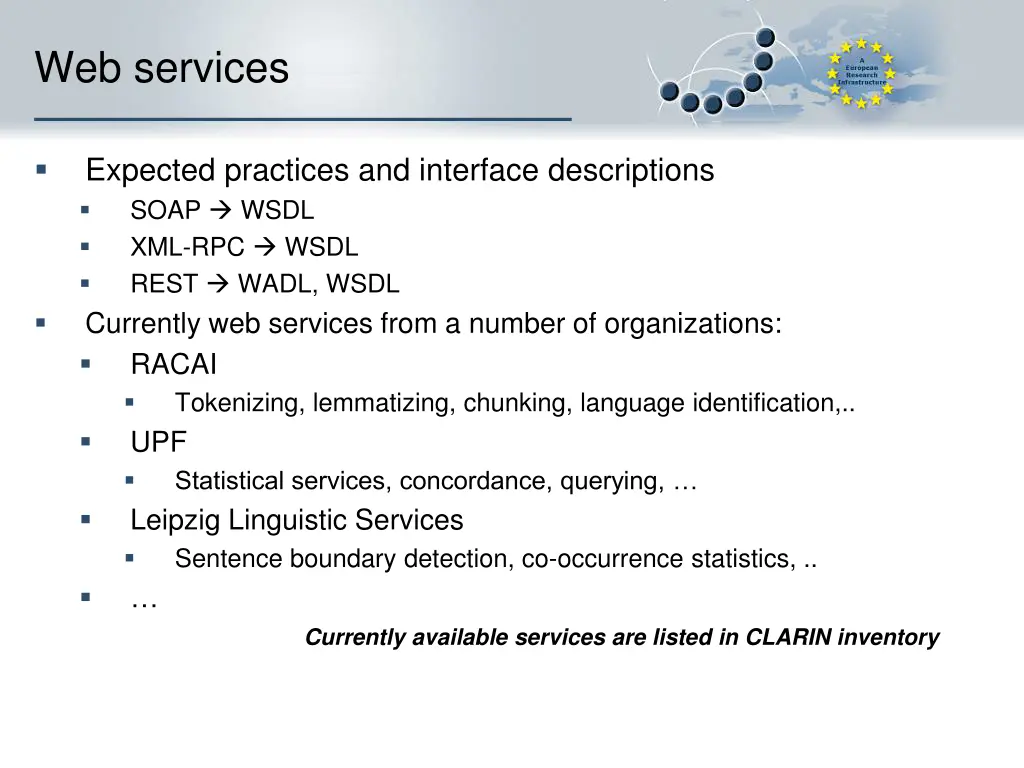 web services