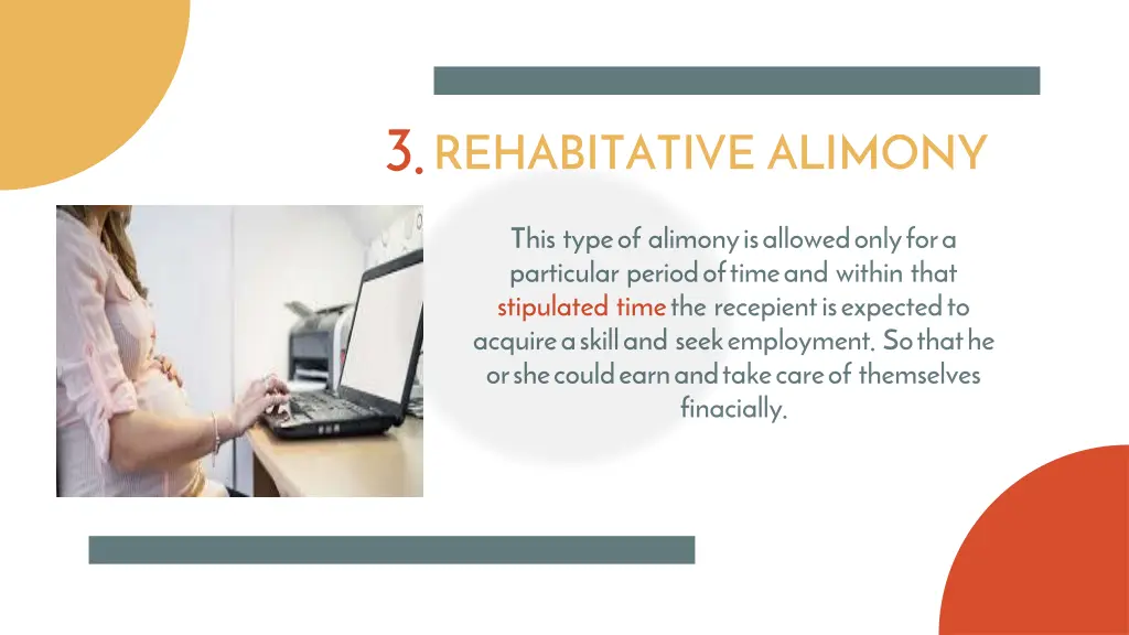 3 rehabitative alimony