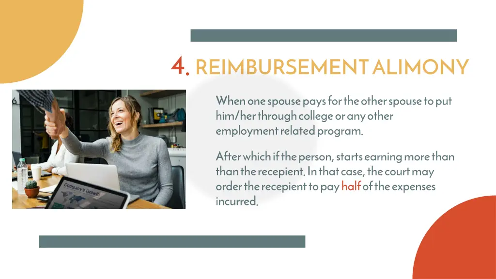 4 reimbursement alimony when one spouse pays