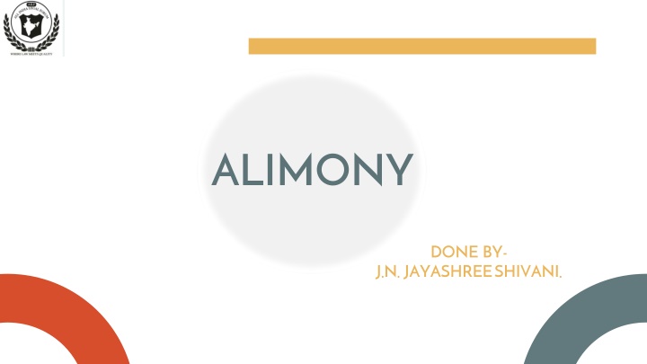 alimony