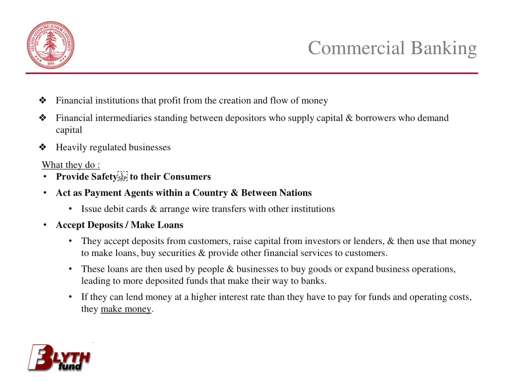 commercial banking