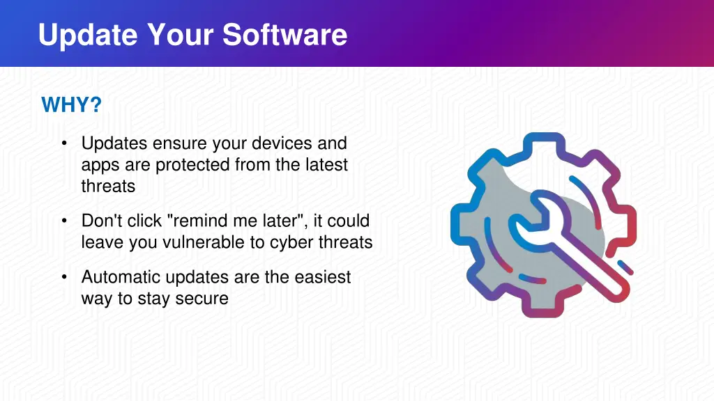 update your software