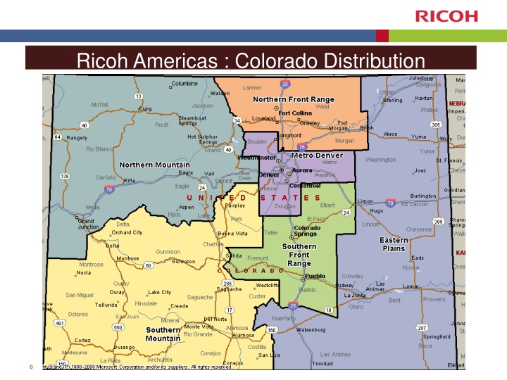 ricoh americas colorado distribution
