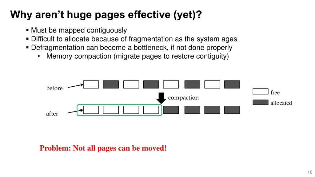 why aren t huge pages effective yet 2