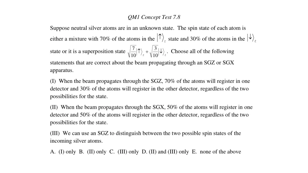 qm1 concept test 7 8