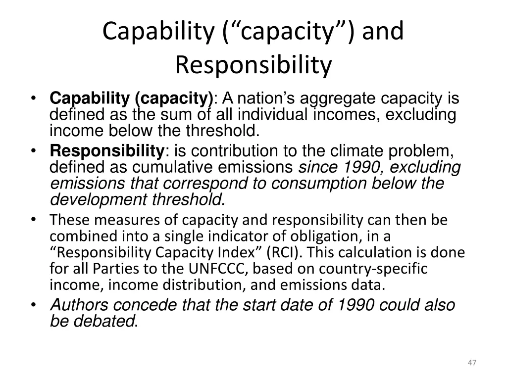 capability capacity and responsibility capability