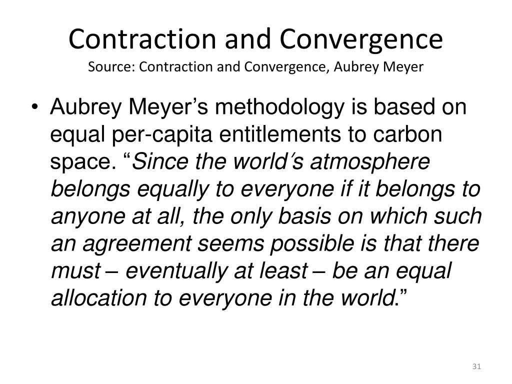 contraction and convergence source contraction