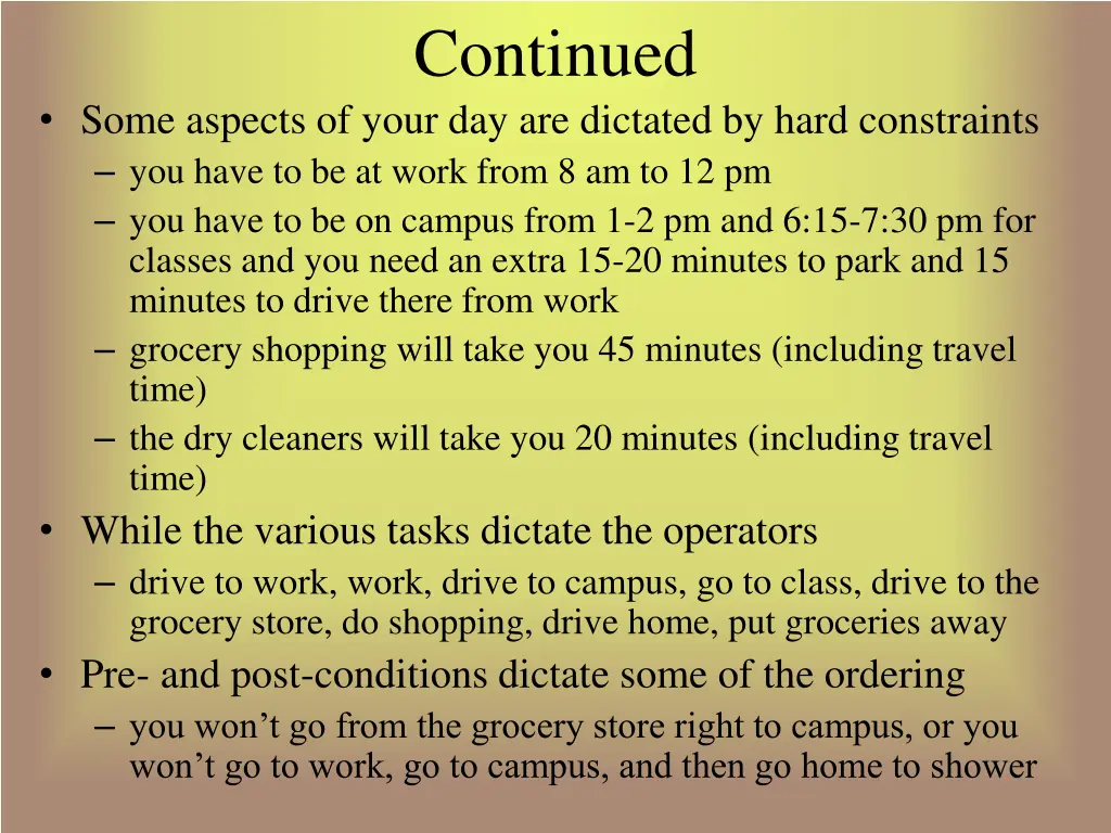 continued 1