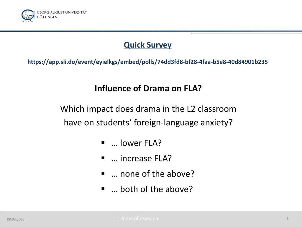 quick survey