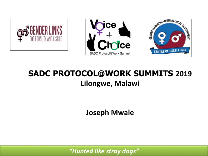 sadc protocol@work summits 2019 lilongwe malawi