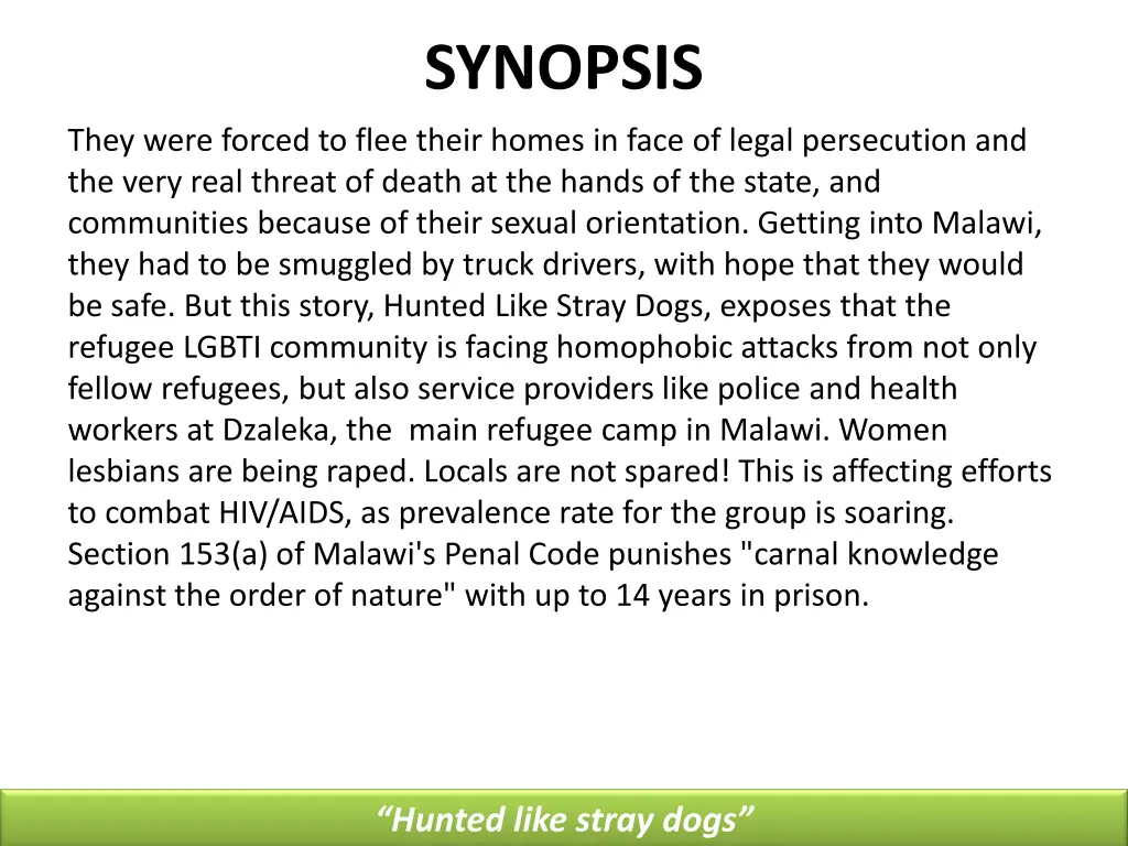 synopsis