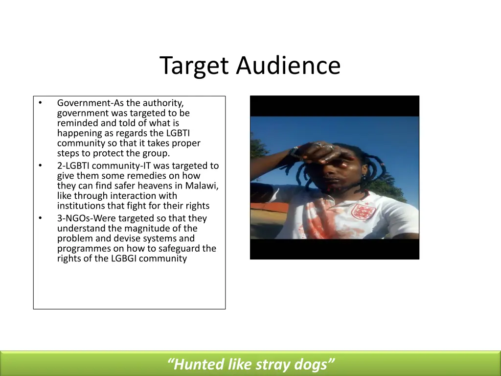 target audience