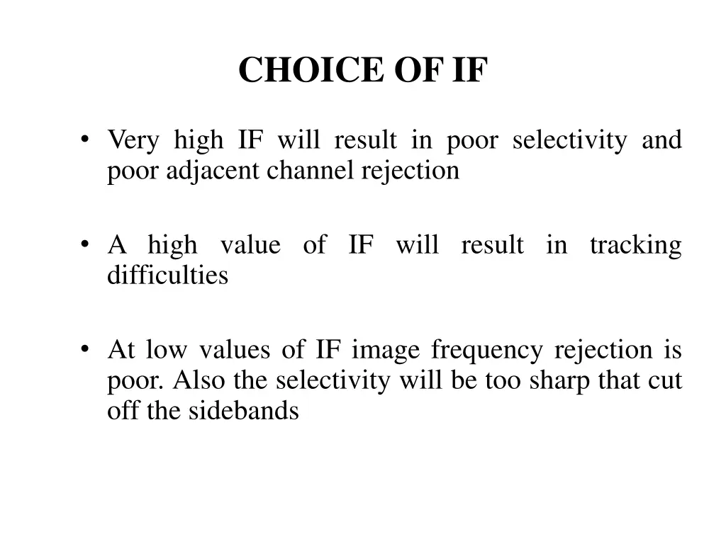 choice of if