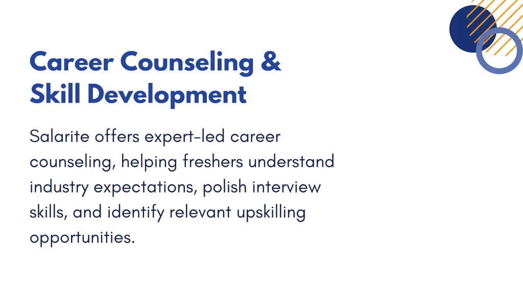 career counseling skill development