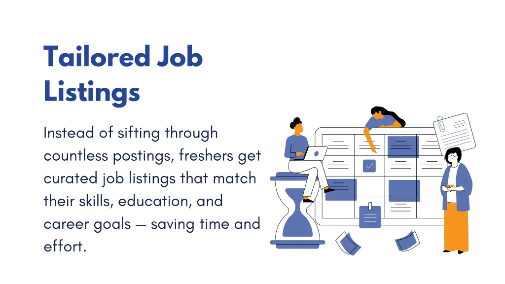 tailored job listings