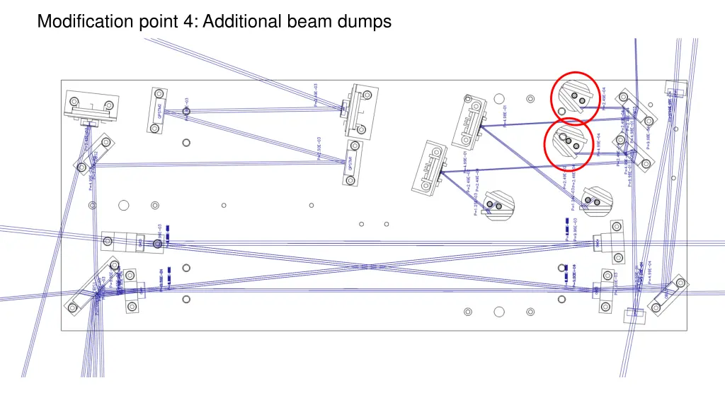 modification point 4 additional beam dumps