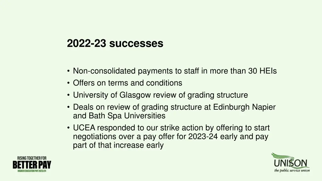 2022 23 successes