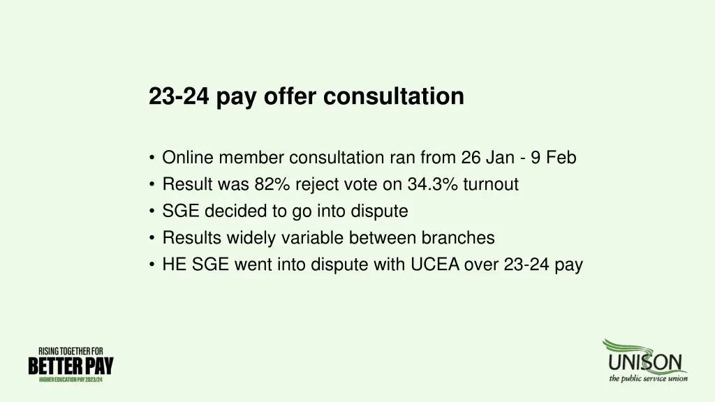 23 24 pay offer consultation