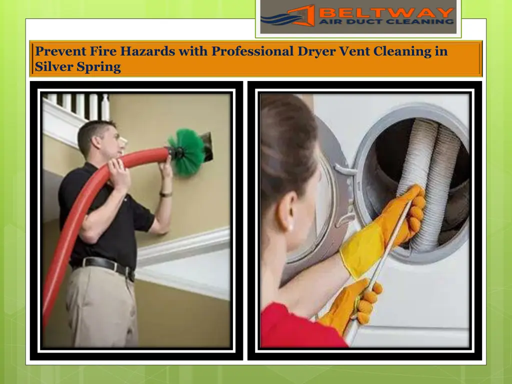 prevent fire hazards with professional dryer vent 2