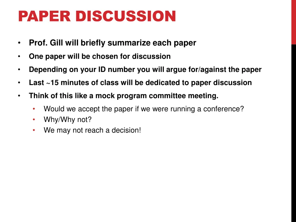 paper discussion