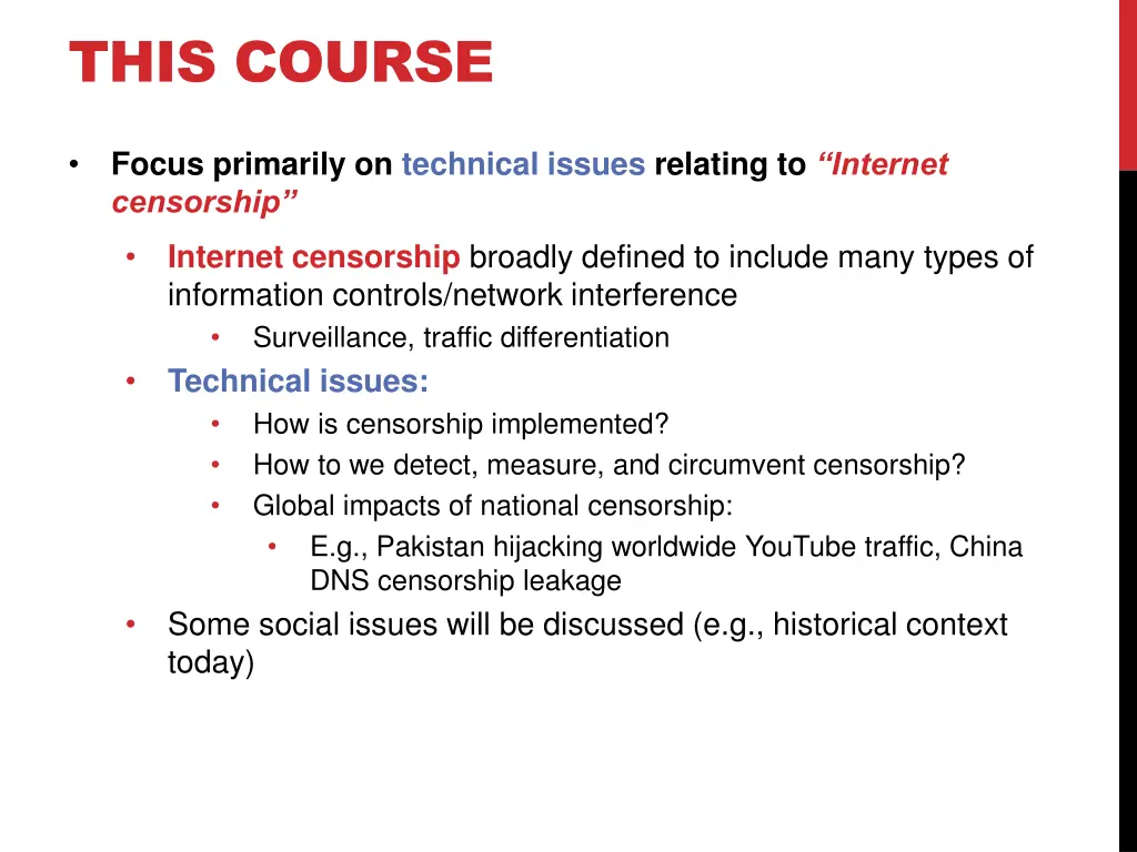 this course