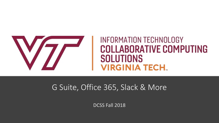 g suite office 365 slack more