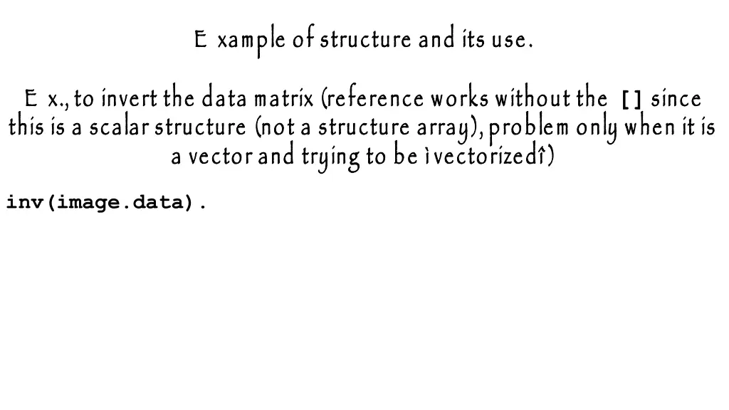 e xample of structure and its use 2