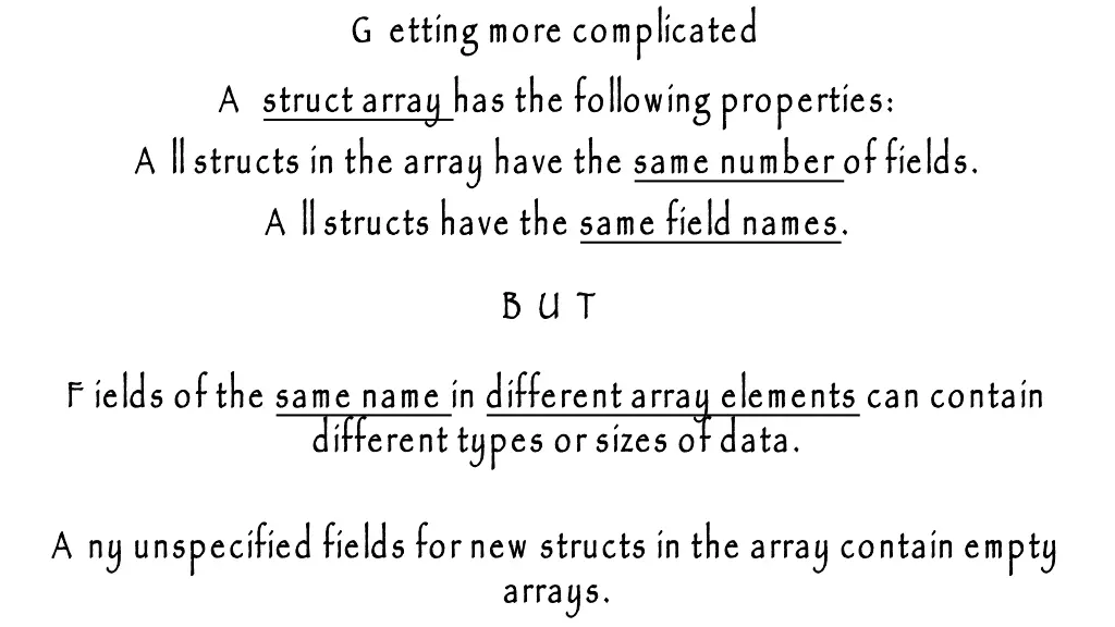 g etting more complicated a struct array