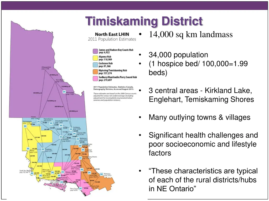 timiskaming district 14 000 sq km landmass
