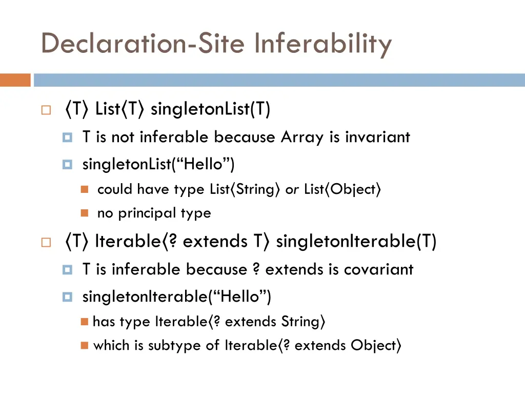 declaration site inferability